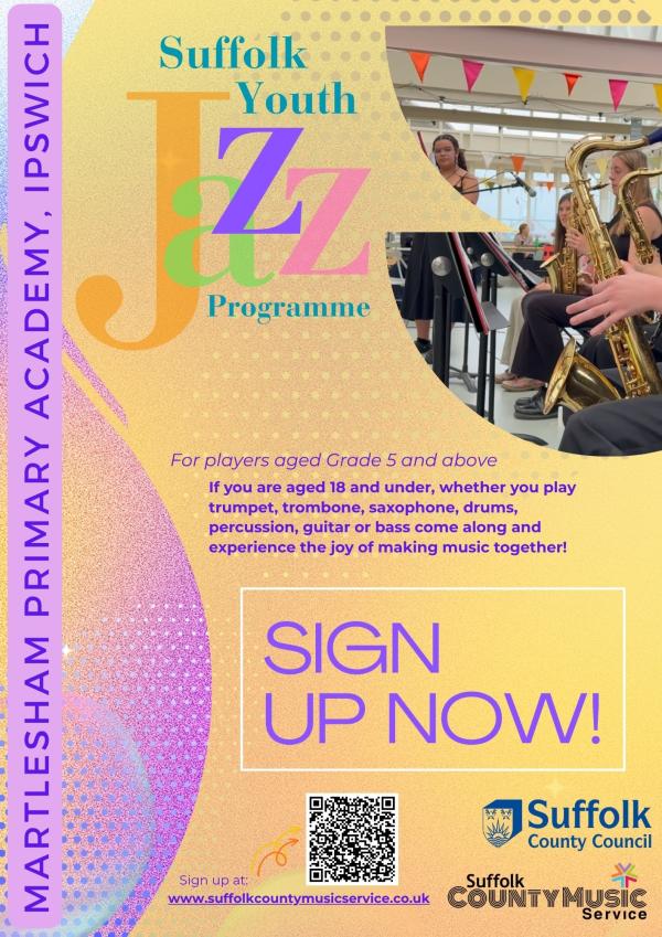 SY Jazz Prog 25 poster flyer